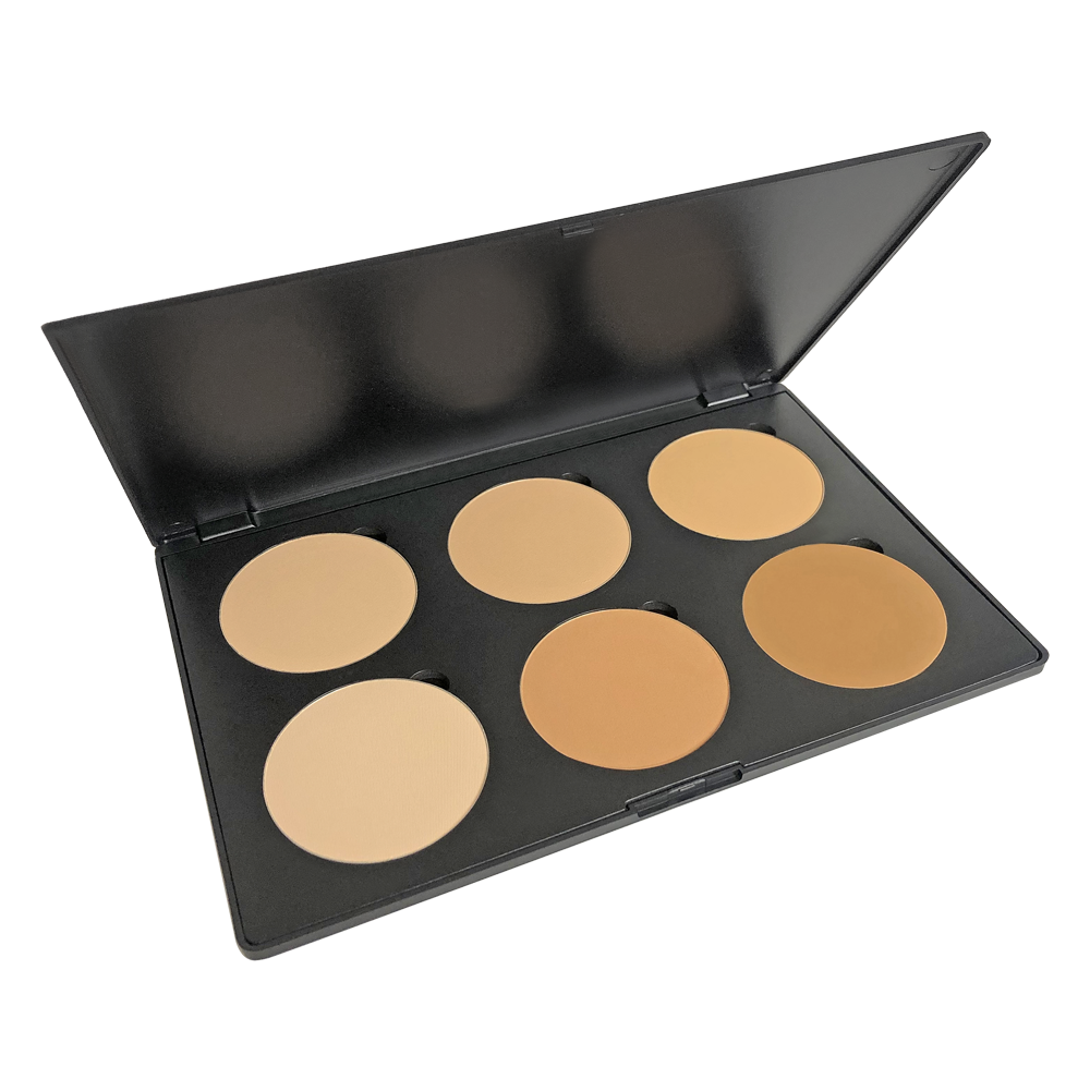 6 Well Dual Powder Palette