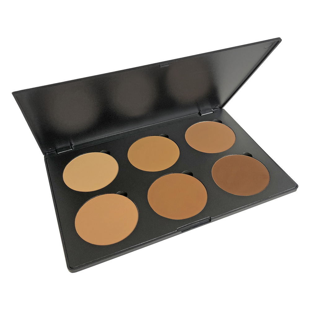6 Well Dual Powder Palette